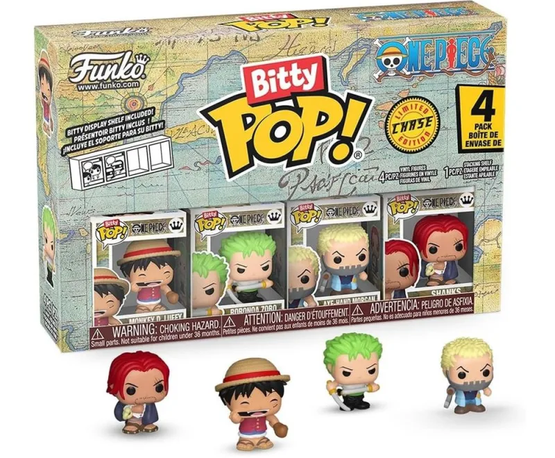 One Piece - Luffy (4 Pack) - Funko Bitty Pop - LC