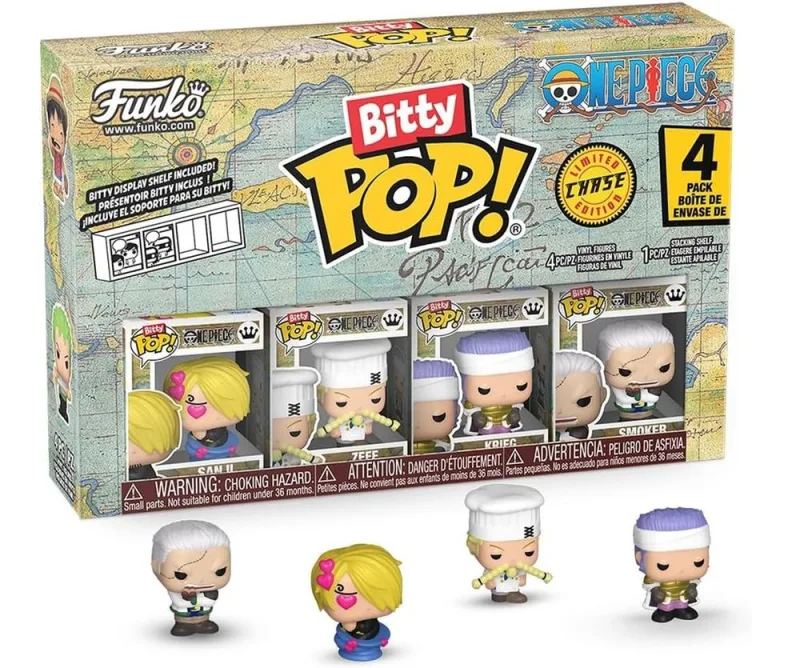 One Piece - Sanji (4 Pack) - Funko Bitty Pop - LC