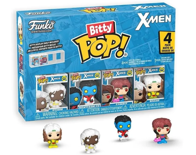 X-Men - Gambit (4 Pack) - Funko Bitty Pop - LC