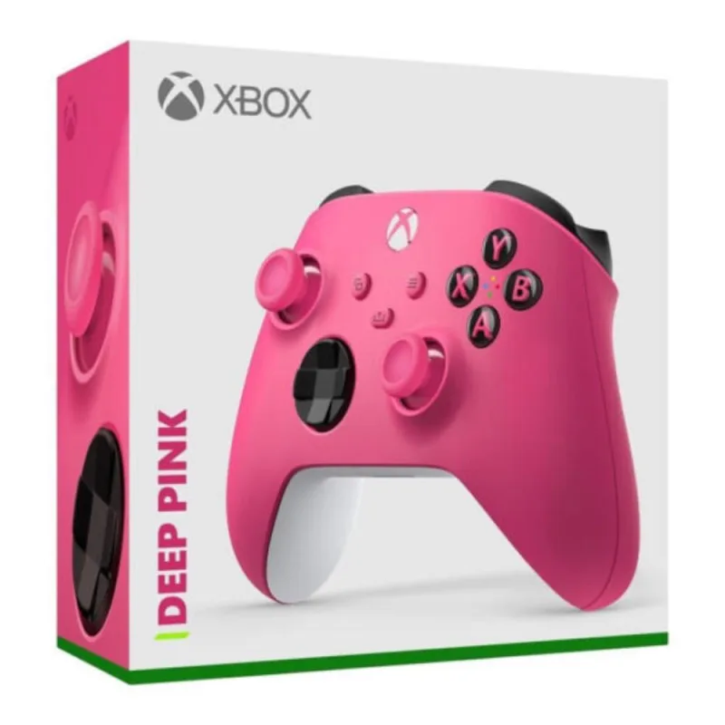 Controle Xbox Deep Pink Rosa - Xbox Series X/S, One e PC - microsoft