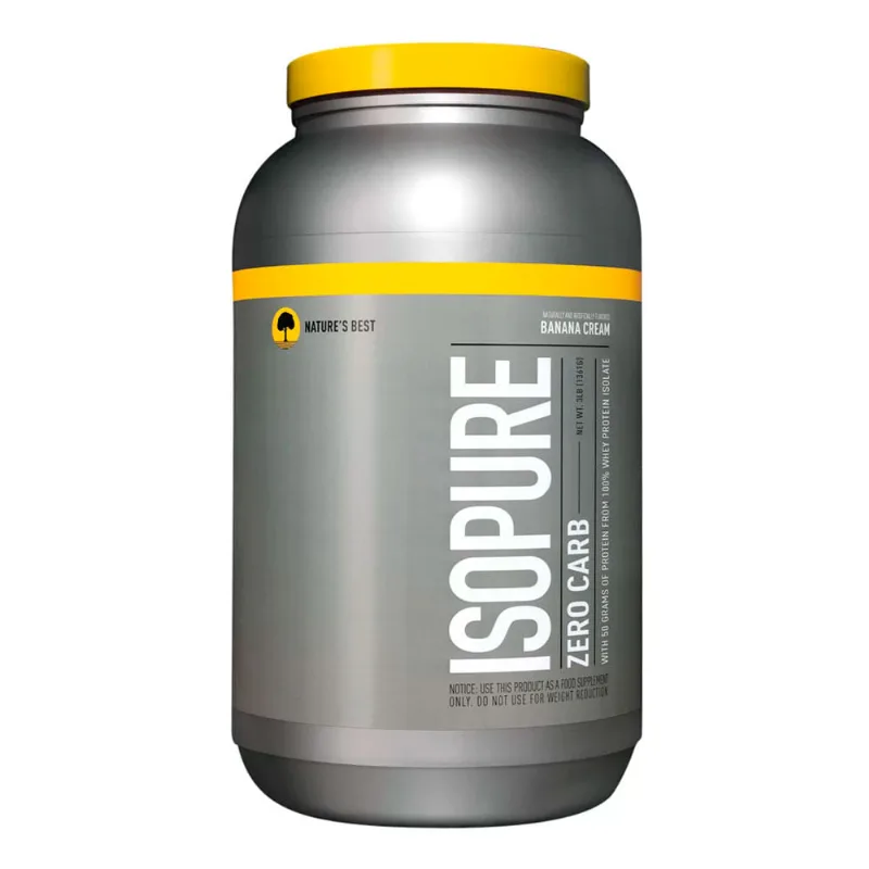 Isopure Zero Carb 3lb Perfect - Nature's Best Isopure Zero Carb 3lb Perfect banana - Nature's Best