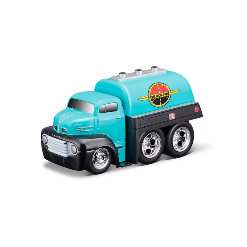 Miniatura Caminhão Work Rigs 1950 Ford Coe Fuel Truck 1:64
