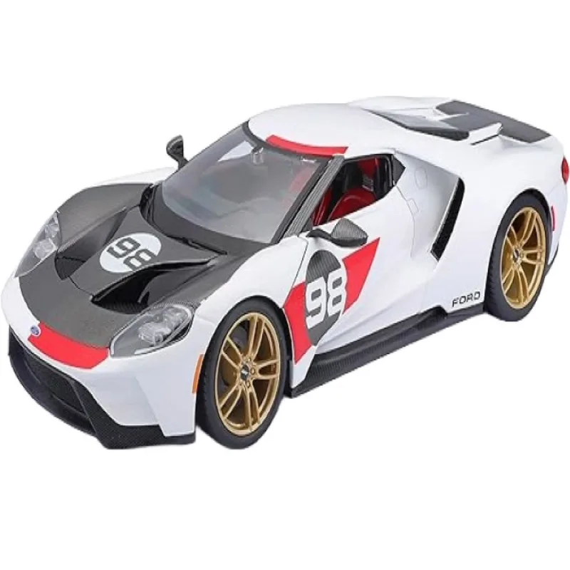 Miniatura Carro Maisto 2021 Ford GT Heritage 1:18