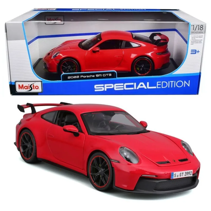 2022 Porsche 911 GT3 Vermelho - Special Edition - 1/18 - Maisto