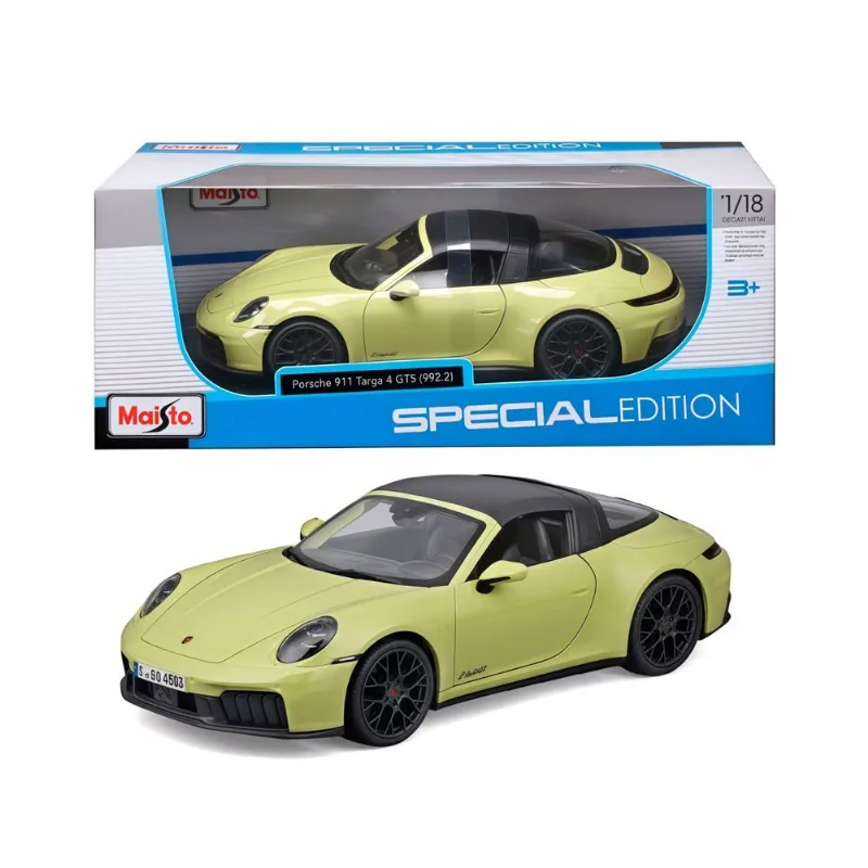 Porsche 911 Targa 4 GTS 992.2 Verde - Special Edition - 1/18 - Maisto