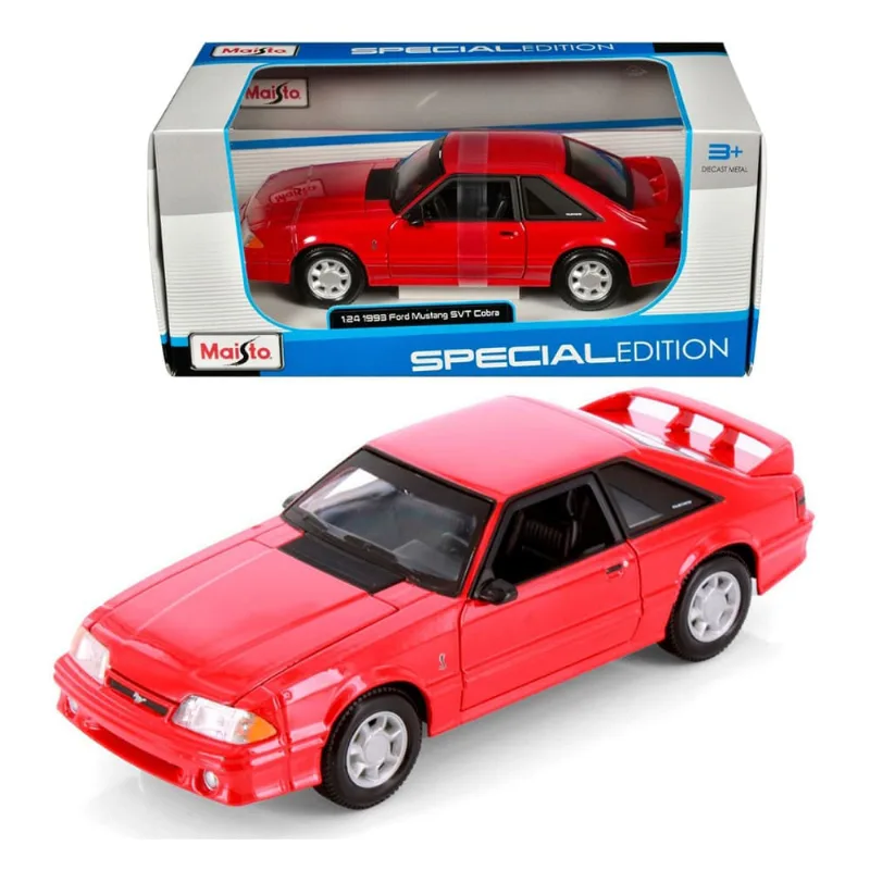 Miniatura Carro 1993 Ford Mustang SVT Cobra 1:24 Maisto