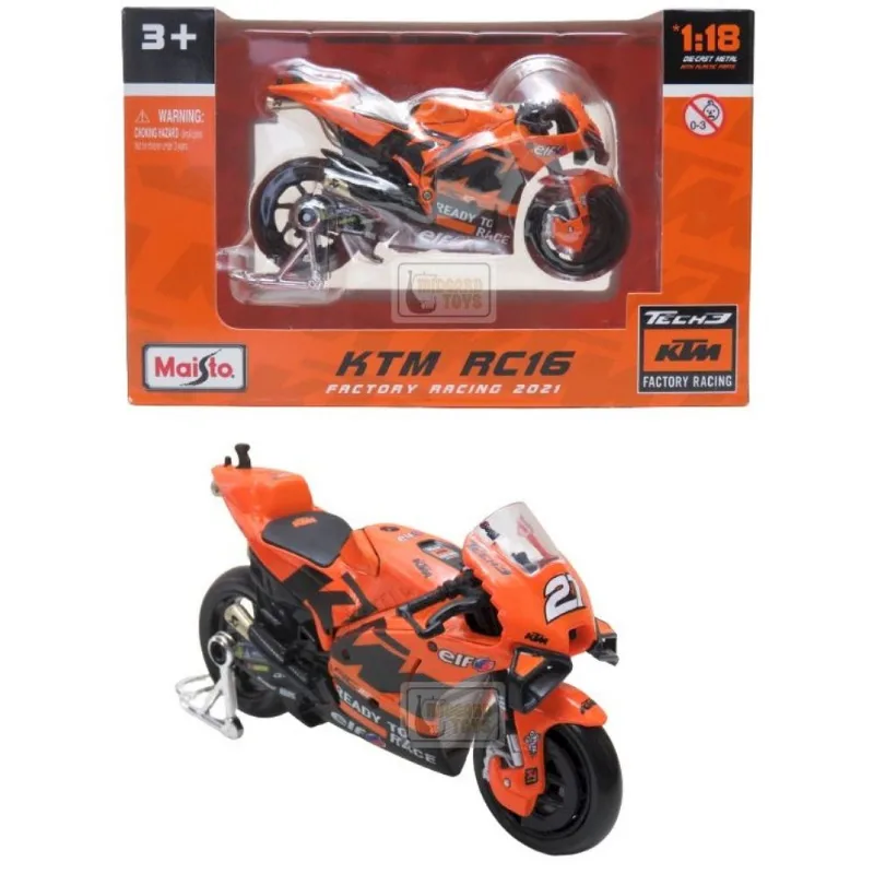 KTM RC16 2021 - Iker Lecuona #27 - Tech3 KTM Factory Racing - Moto GP - 1/18 - Maisto