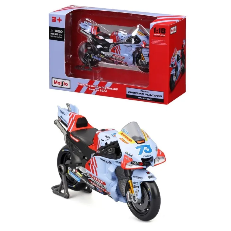 Ducati Desmosedici Gresini Team - Álex Márquez #73 - Moto GP 2024 - 1/18 - Maisto