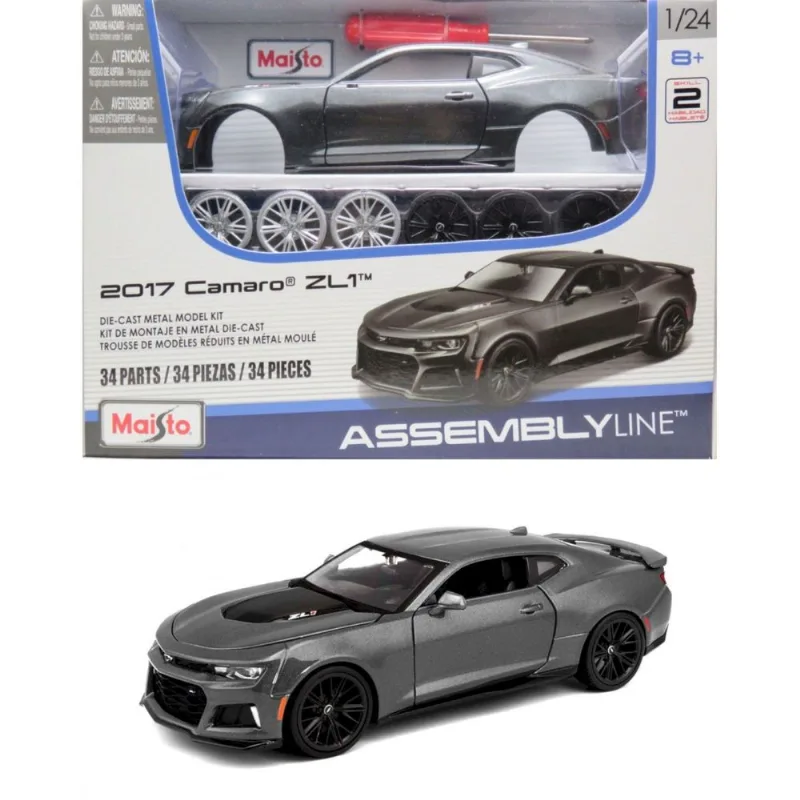 2017 Camaro ZL1 - Kit em Metal p/ Montar - Assembly Line - 1/24 - Maisto