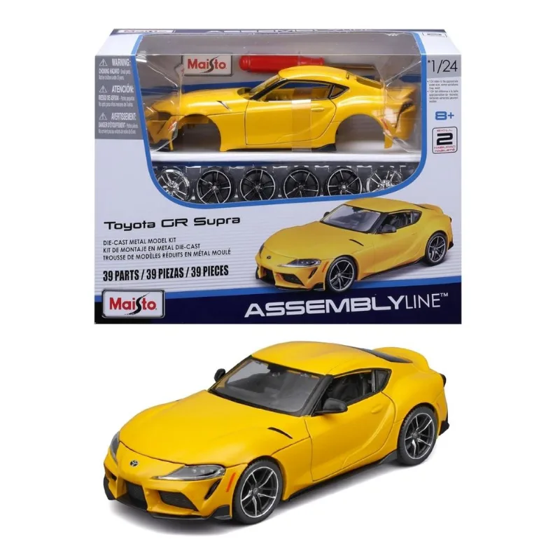 Toyota GR Supra - Kit em Metal p/ Montar - Assembly Line - 1/24 - Maisto