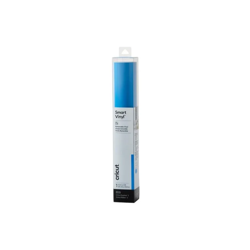 Adesivo Smart Vinil Removível Azul Oceano - Cricut - 33x90cm - 01 Unid