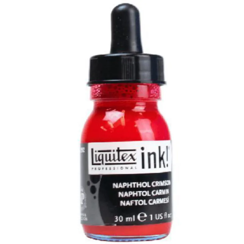 Tinta Acrílica Líquida Liquitex 30Ml Naphthol Crimson 292