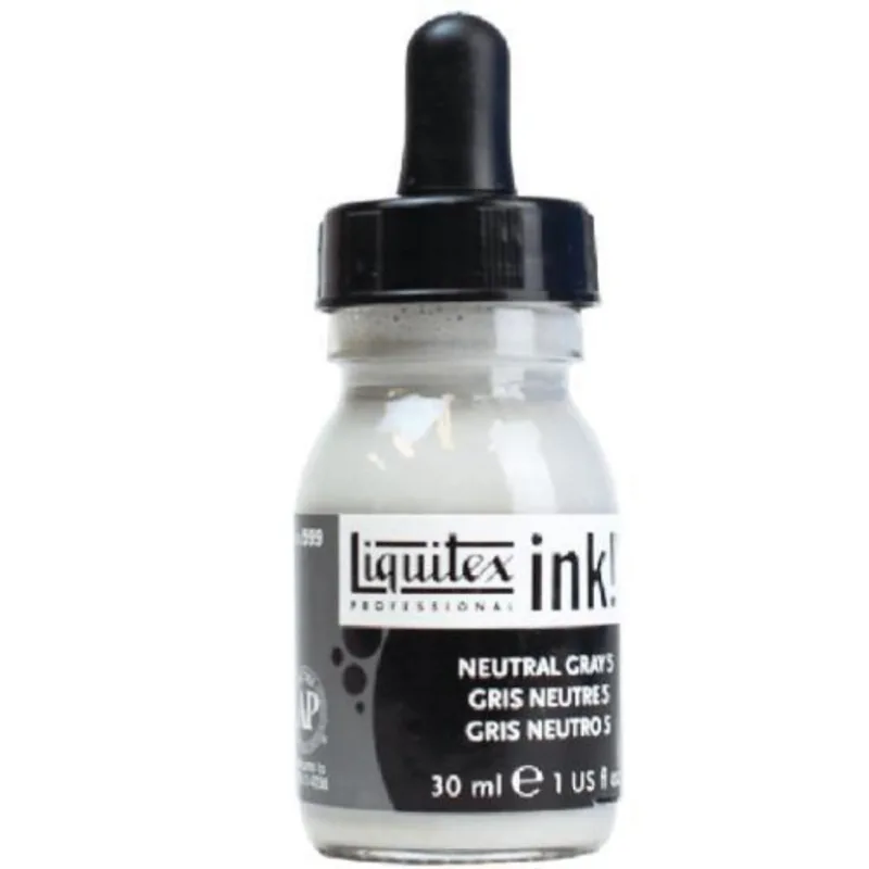 Tinta Acrílica Líquida Liquitex 30Ml Neutral Gray 5 599