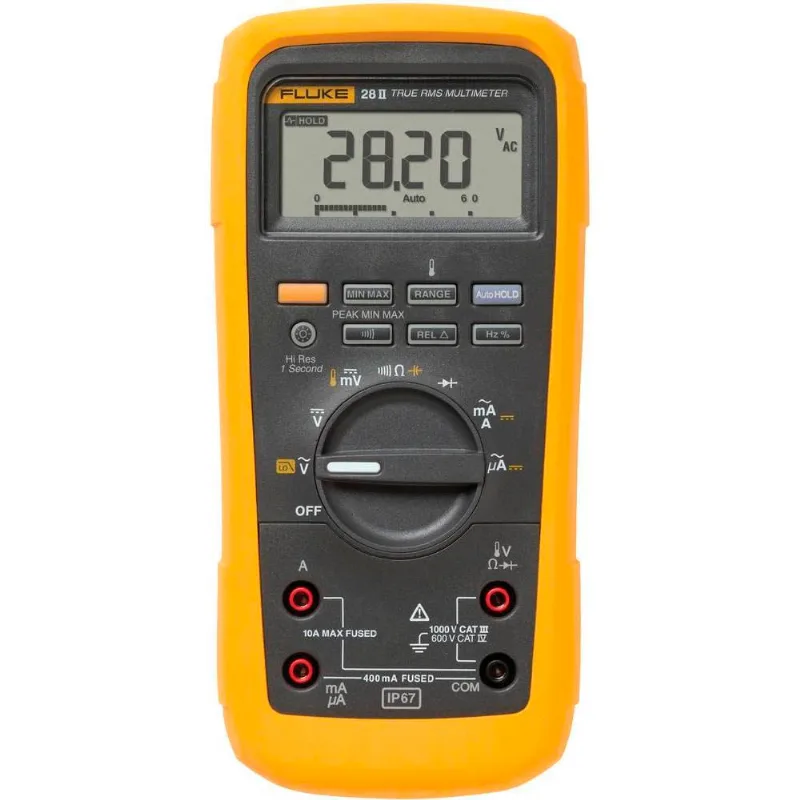 Multímetro Digital Fluke 28II True RMS CAT III 1000V - CAT IV 600V 3301271