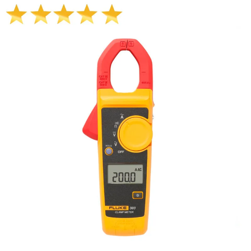 Alicate Amperímetro Fluke 303 CATIII 600V, Garra 30mm 4156269