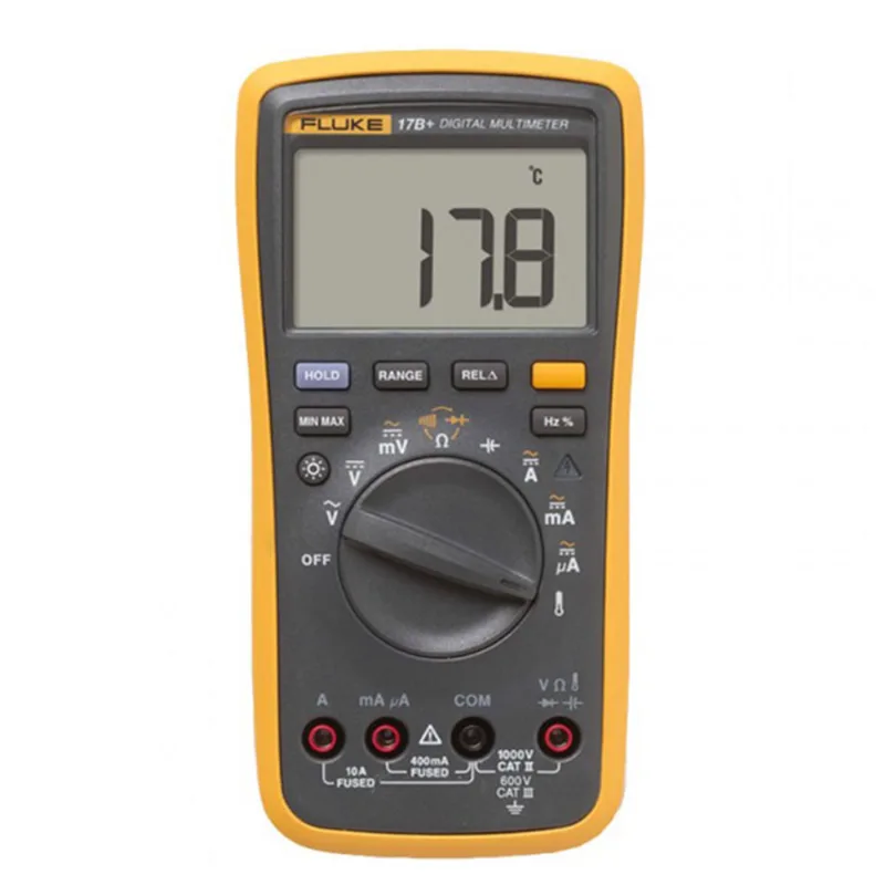 Multímetro Digital 600 V Cat III AC E DC Fluke 17B+ 4404231