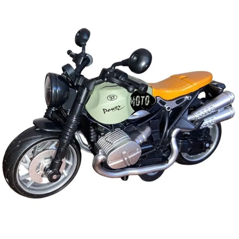 Super Super Motos De Fricçao De Ferro Em Miniatura Harley Collection Som E Luz No Farol