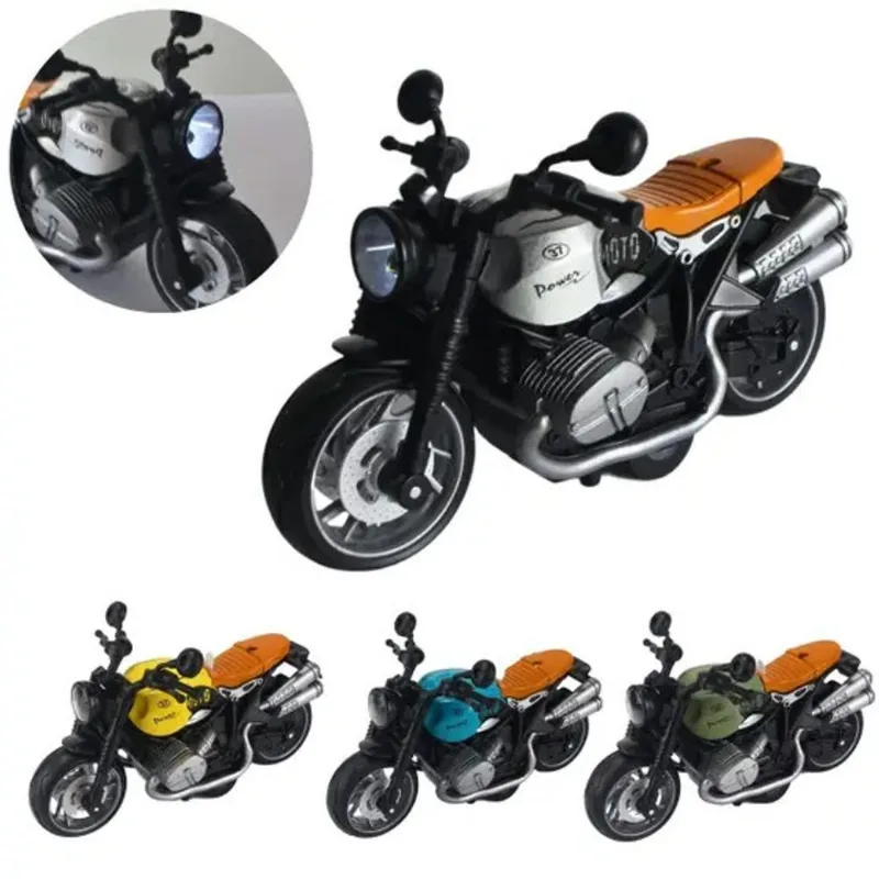 Motos De Fricçao De Ferro Miniatura Harley-davidson Dragster Som / Led / Movimento