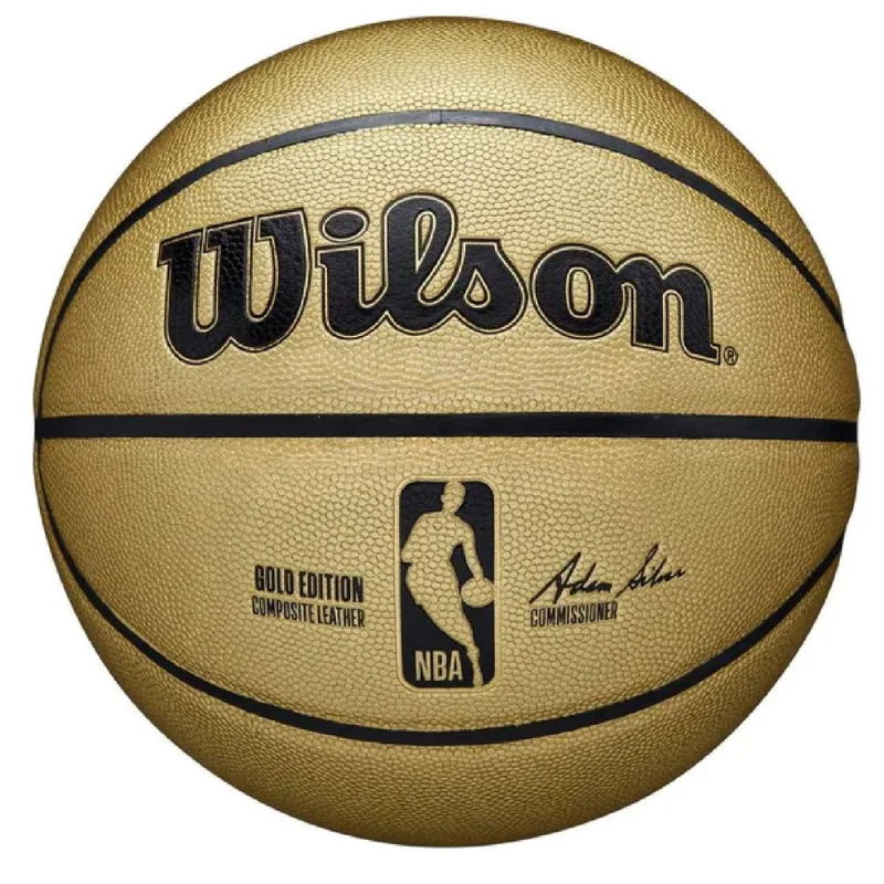 Bola Basquete Wilson Nba Alliance Autograph Gold Edition 7