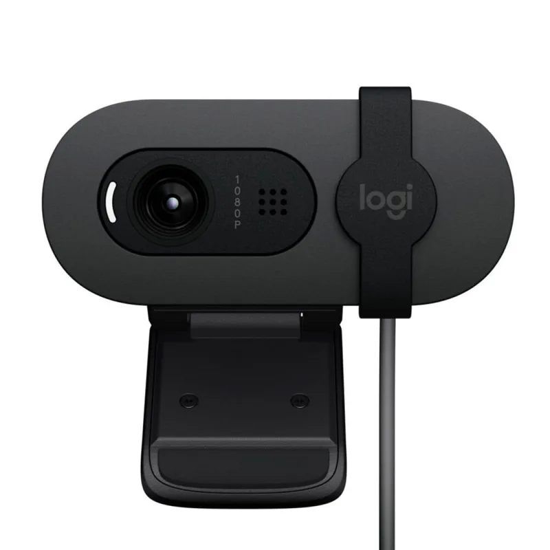 Webcam Logitech FULL HD Brio 100 Grafite - 960-001586 - Logitech