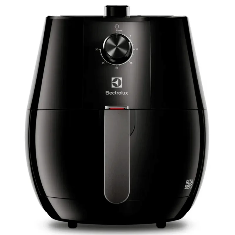Reembalado Fritadeira Elétrica Electrolux Air Fryer EAF10 3,2L Preta 220V