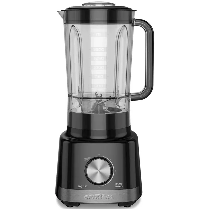 Reembalado Liquidificador Britânia Pro Maxx 6 2,7L BLQ1280P 1150W Preto 220V
