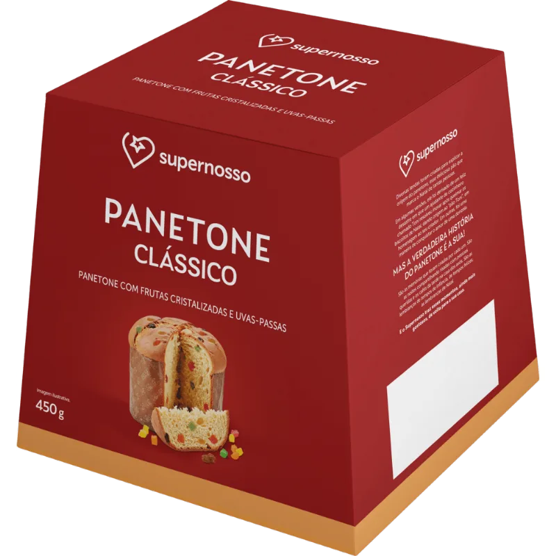 Panetone Clássico Super Nosso Caixa 450g
