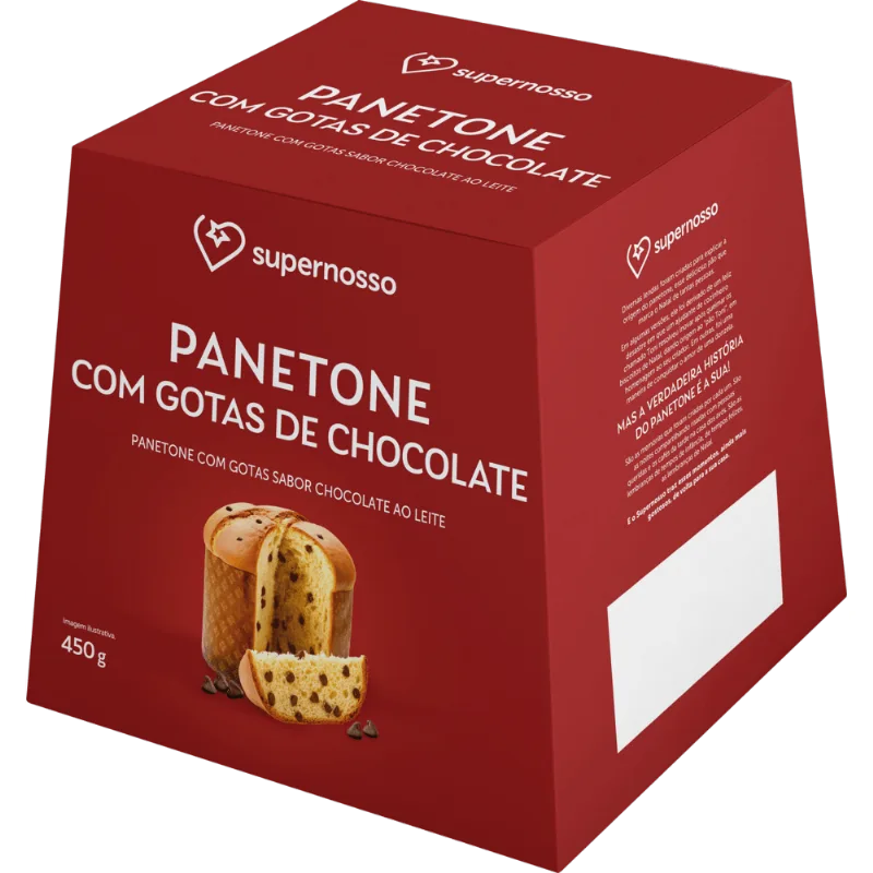Ind Panetone Gotas Choc 450g Sn. Cx