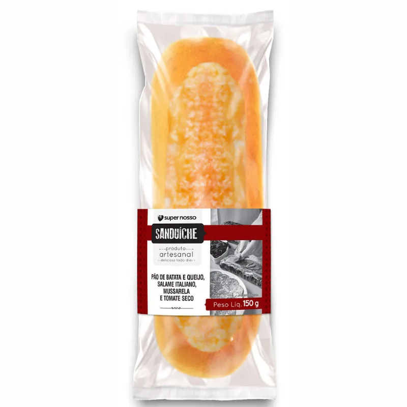 IND SANDUICHE SN 150G SALAME ITAL Sanduíche de Salame Italiano Supernosso 150g