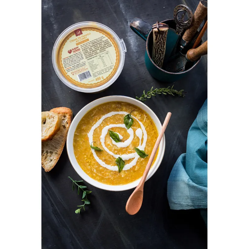 Caldo Pronto Super Nosso Frango com Curry Congelado 350g