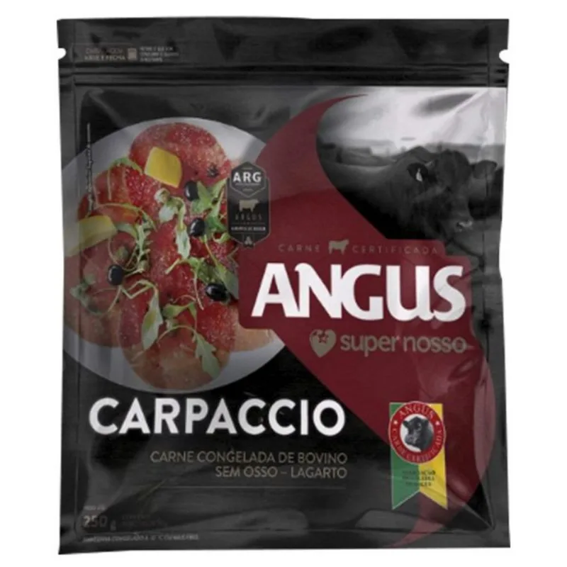 Carpaccio Bovino Angus Super Nosso Congelado 250g