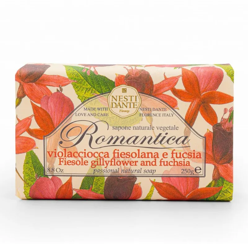 Sabonete em Barra Nesti Dante Romantica Fiesolano E Fucsia 250g