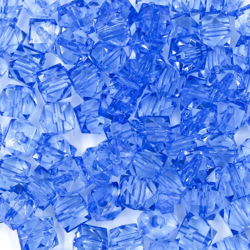 Quadrado Passante 12Mm Em Acrilico Com 500Gr 045 - Azul 45