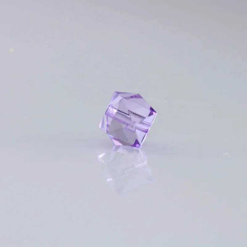 Quadrado Passante 12Mm Em Acrilico Com 500Gr 0052 - Lilas