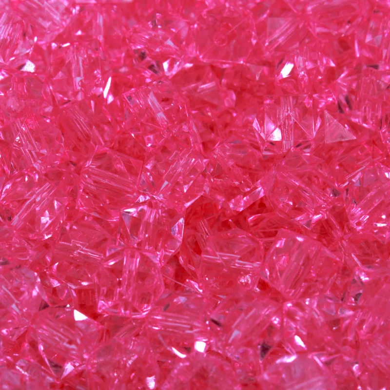 QUADRADO PASSANTE 10MM EM ACRILICO COM 500GR 004 - Rosa 04
