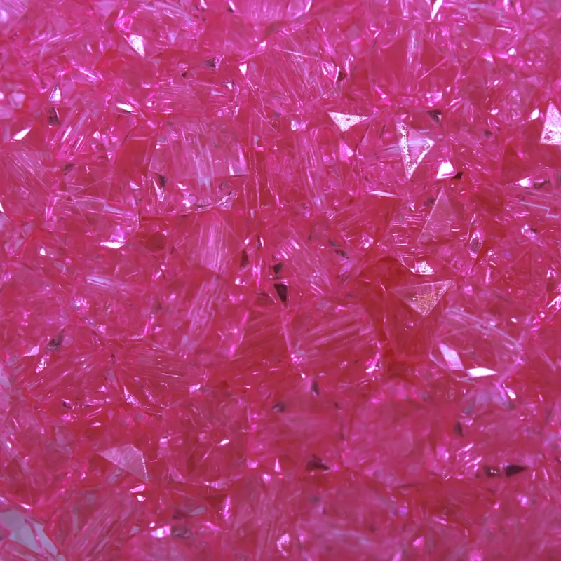 QUADRADO PASSANTE 10MM EM ACRILICO COM 500GR 007 - Rosa Pink