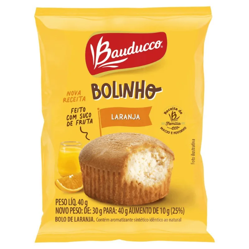 Bolinho de Laranja Bauducco 40g