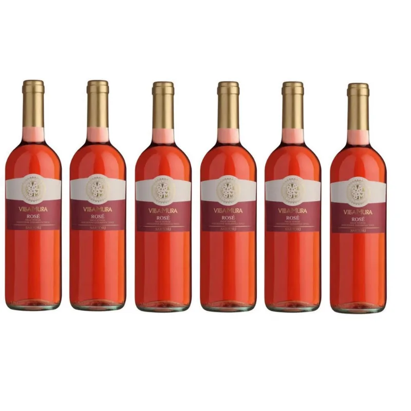 Kit 6 Vinho Villa Mura Rosé Veneto Igt Nv Sartori 750Ml