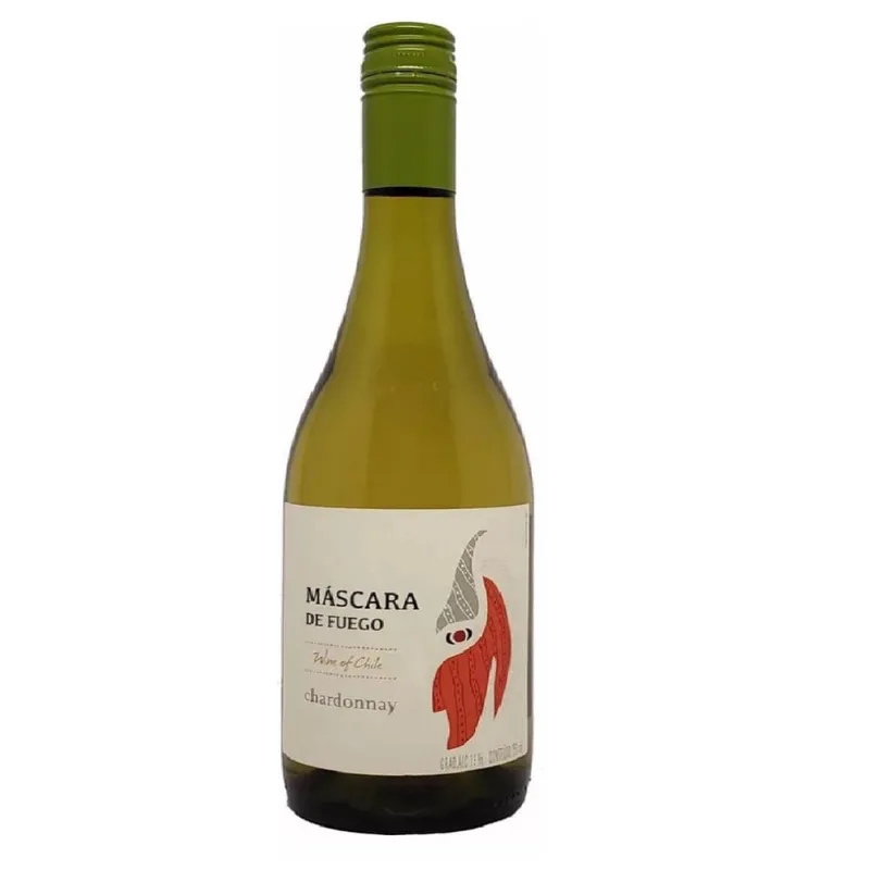 Vinho Chileno Branco Máscara De Fuego Chardonnay 2019 750Ml