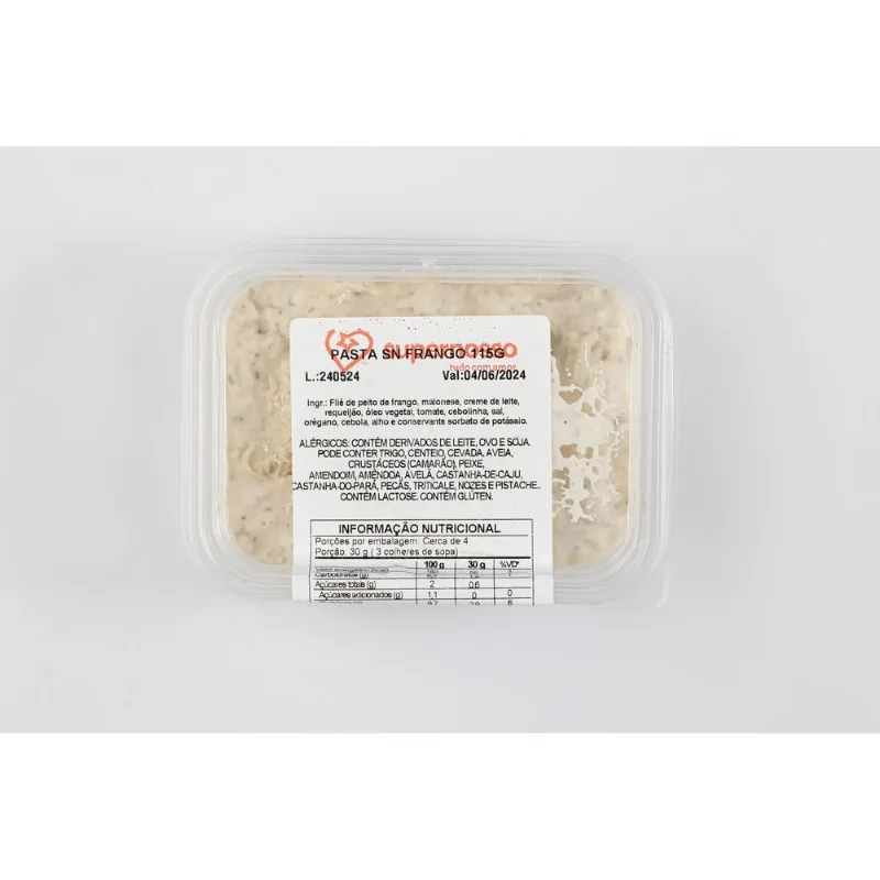 Pasta Supernosso Frango 115g