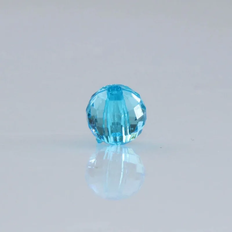 GLOBINHO PASSANTE 08MM EM ACRILICO COM 500GR 040 - Azul 040