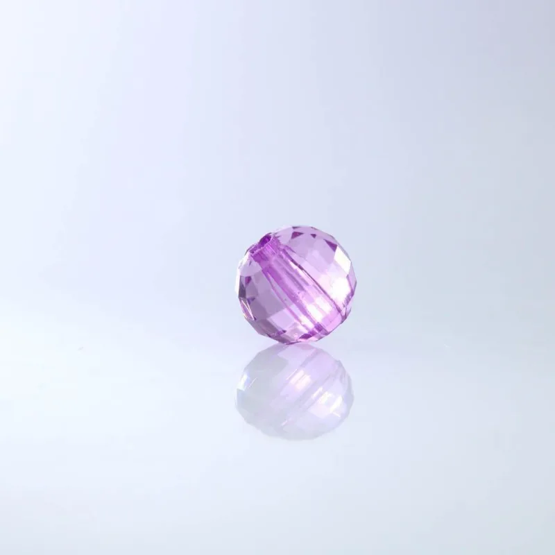 GLOBINHO PASSANTE 08MM EM ACRILICO COM 500GR 051 - Roxo 051