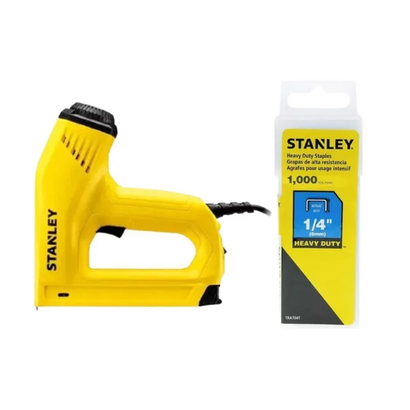 Pinador Grampeador Elétrico Stanley Tre550 + 1.000 Grampos