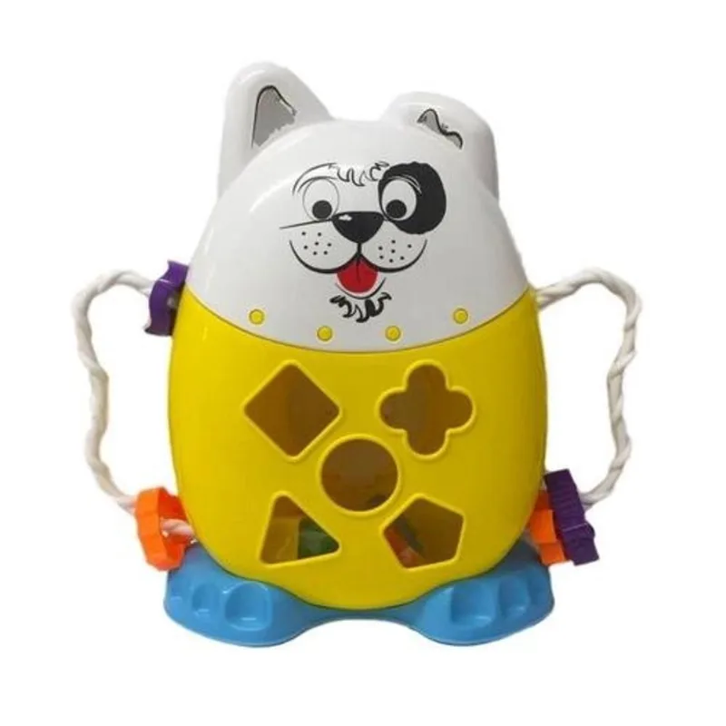 Amigo Pet Cachorro Formas Didaticas Para Encaixar Colorida - Amarelo ta te ti industria E