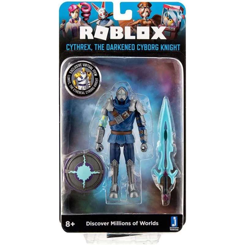 Boneco Articulado Cythrex, The Darkened Cyborg Knight + Codigo Virtual - 2222 sunny brinquedos