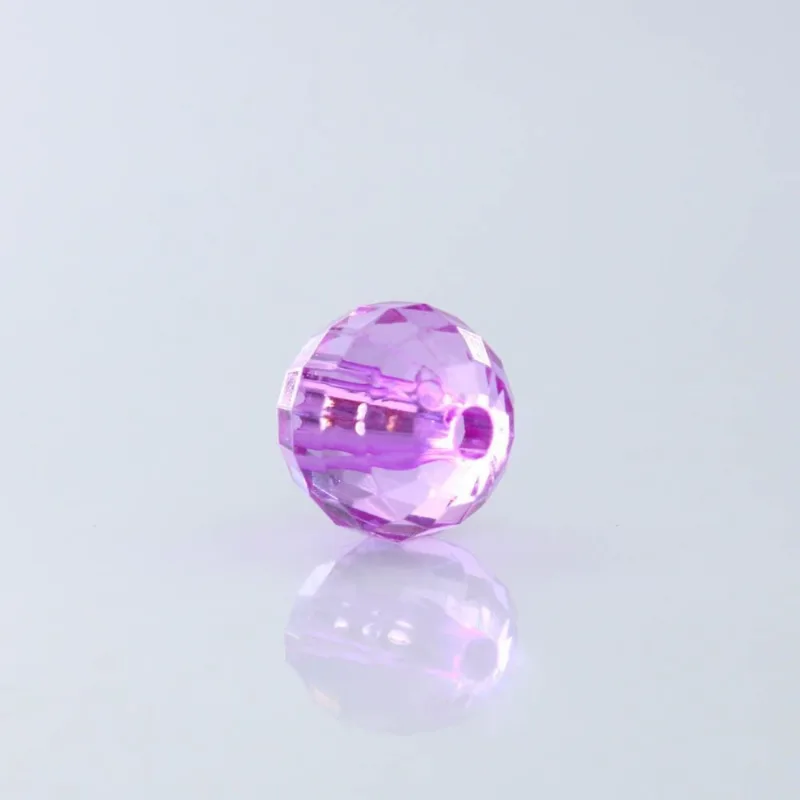GLOBINHO PASSANTE 10MM EM ACRILICO COM 500GR 048 - Lilas 048