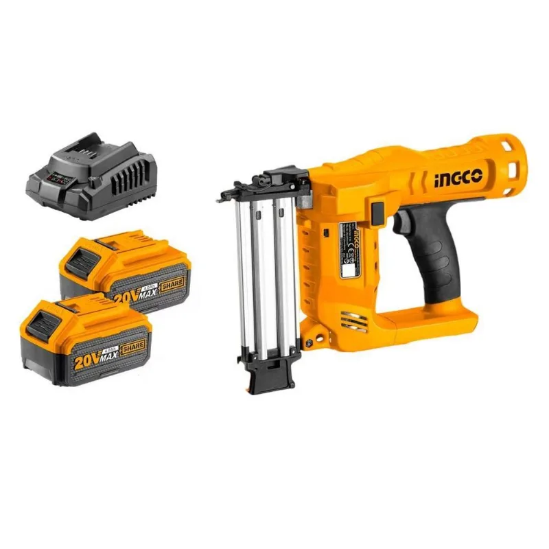 Pinador Pneumático 18ga F Com 2 Baterias 4.0a Bivolt 20v