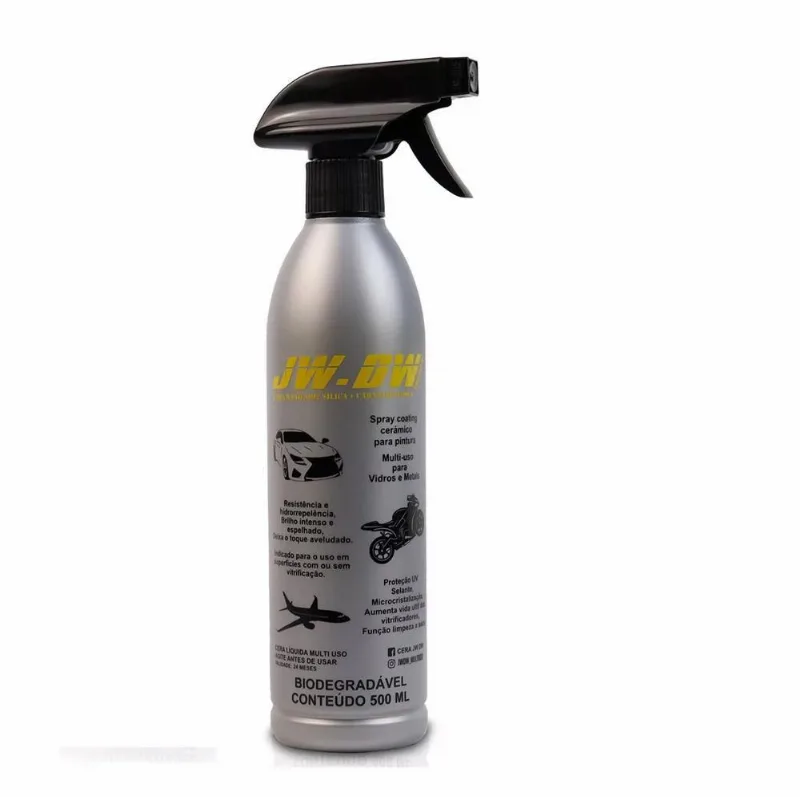 Cera Liquida Jw-dw Nano Sio2 Premium Para Vidro E Metal