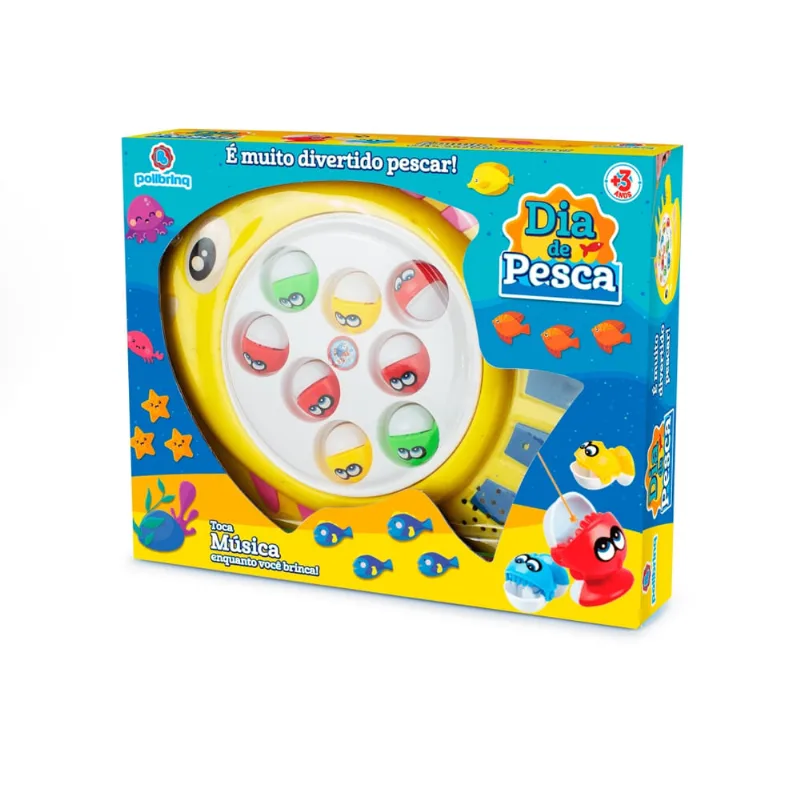 Dia de Pesca - Amarelo - PB508 polibrinq
