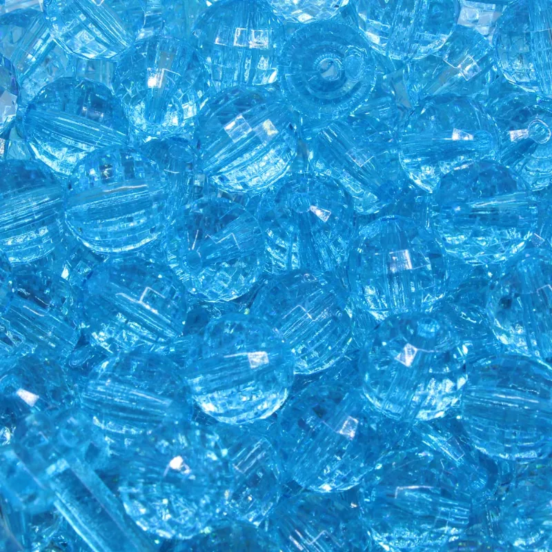GLOBINHO PASSANTE 12MM EM ACRILICO COM 500GR 040 - Azul 040
